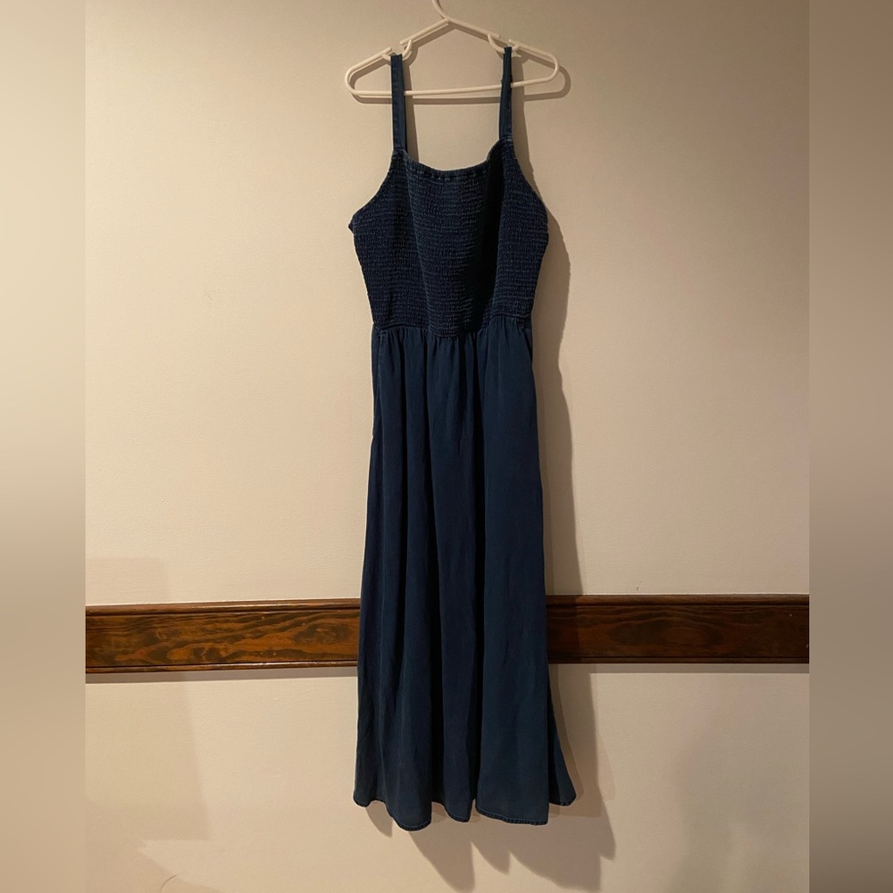Navy Blue Maxi Dress